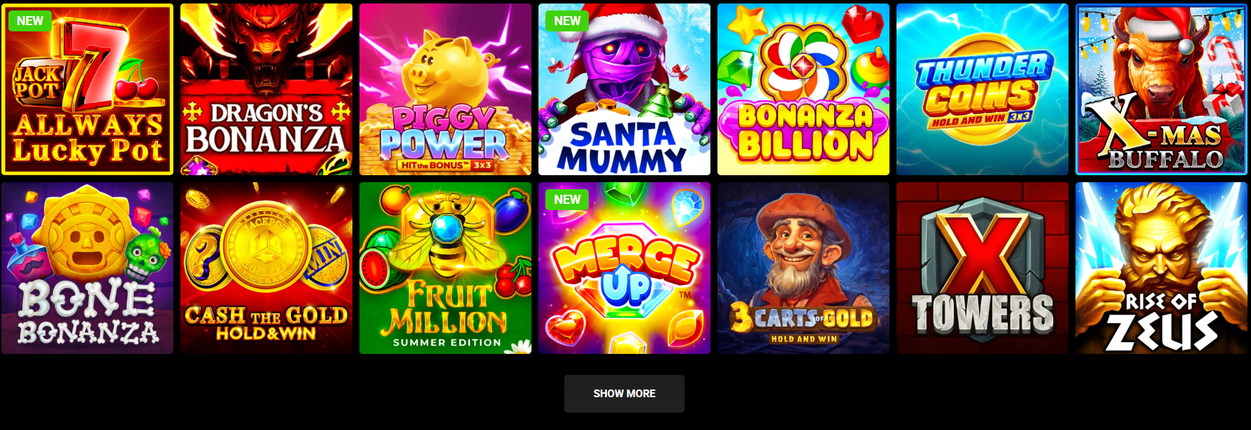 play olympia casino with bonuses